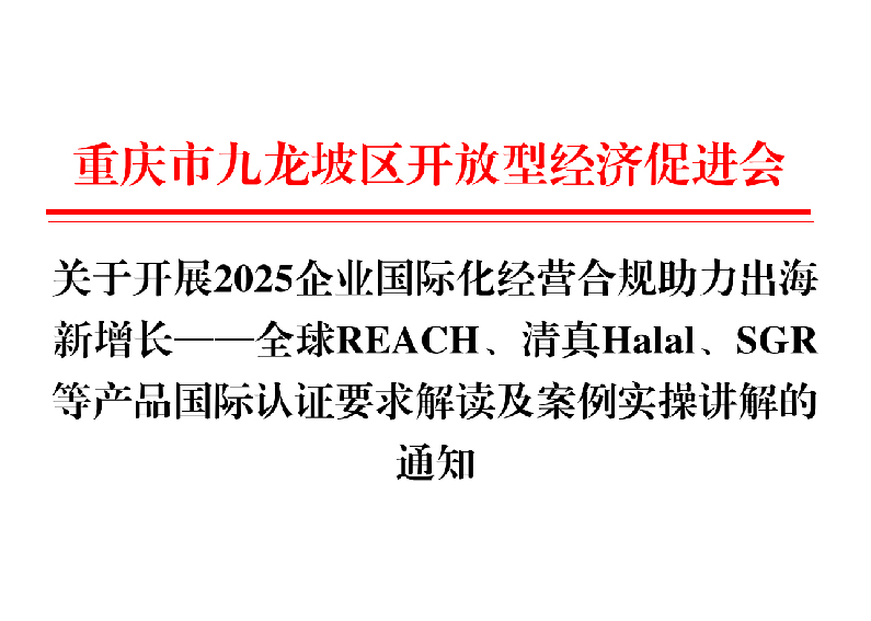重庆市九龙坡区开放型经济促进会